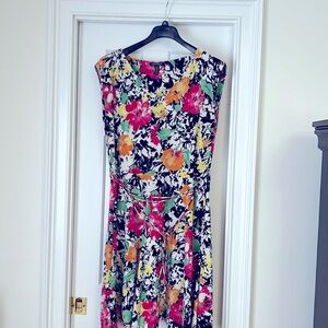 Lauren Ralph Lauren Floral Sleeveless A line Dress